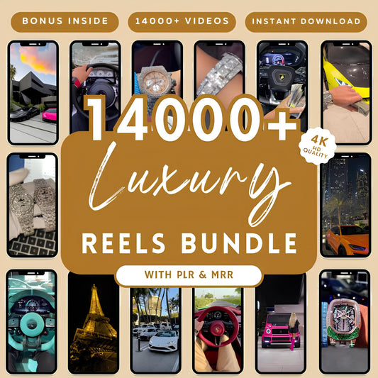 14,000+ High Quality Viral Luxury Reels