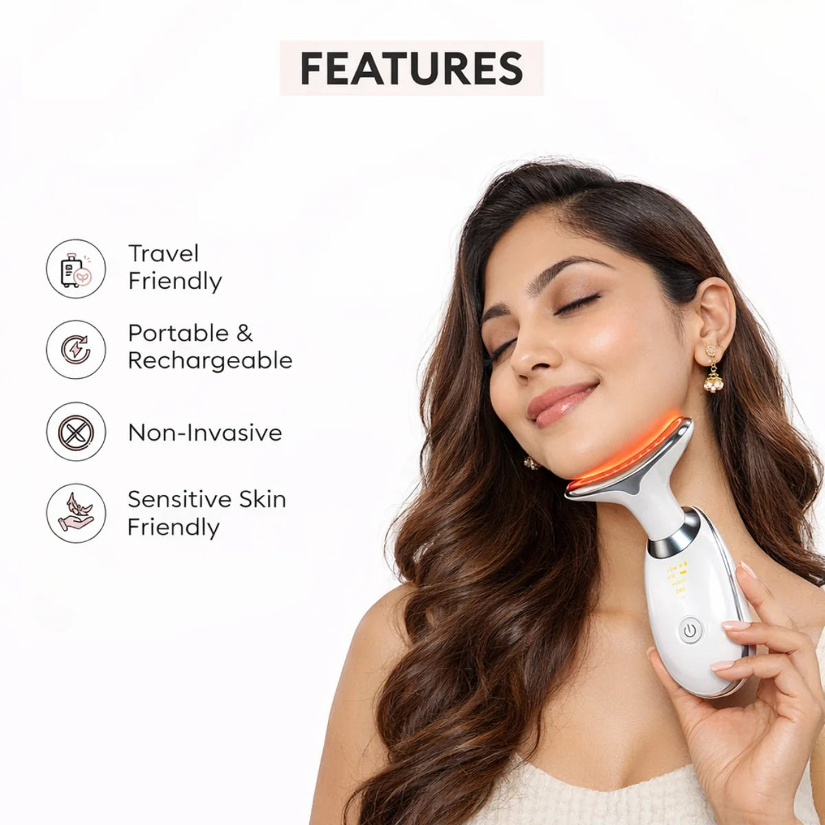 7-in-1 LED Facial Massager & Neck Lifting Device