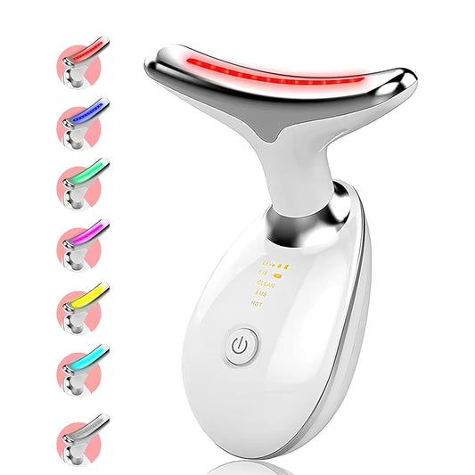7-in-1 LED Facial Massager & Neck Lifting Device
