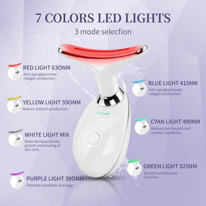7-in-1 LED Facial Massager & Neck Lifting Device